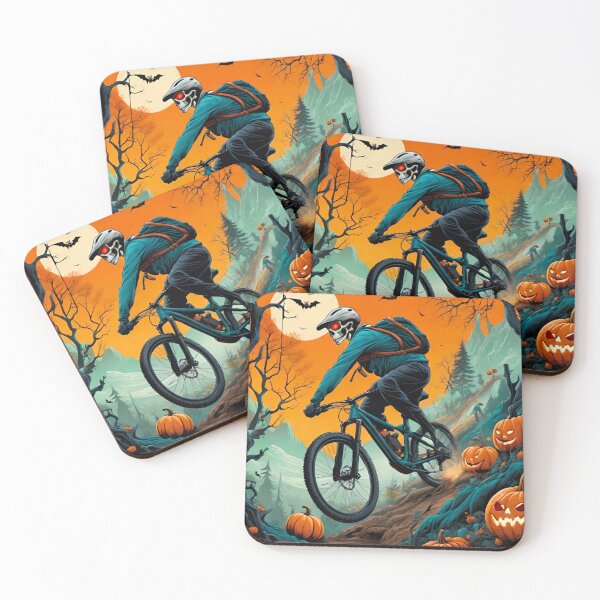 Item preview, MTB Riders Embrace Halloween Spirit designed and sold by GrizzlyCollective.