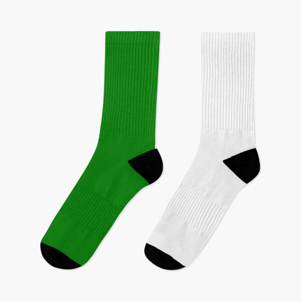 Item preview, Vertical Halves - White and Green designed and sold by JustPatterns2.