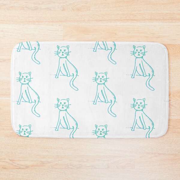 Item preview, Catty Turquoise designed and sold by MagentaTwilight.