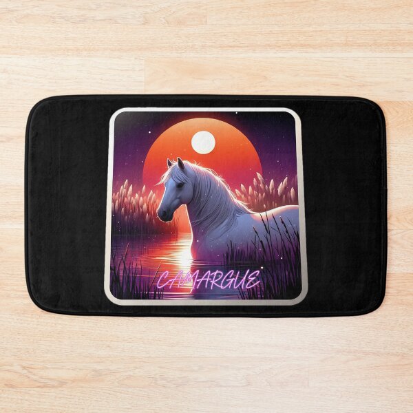 Item preview, White Camargue horse at sunset designed and sold by Astralia.