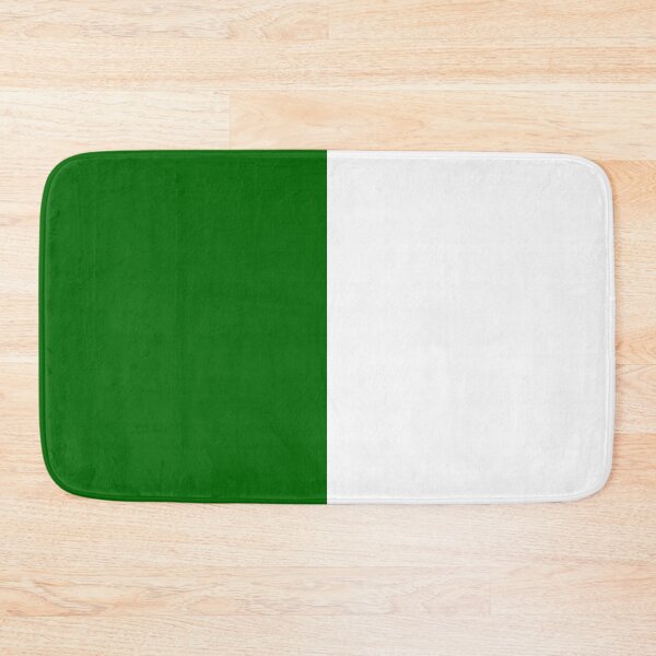 Item preview, Vertical Halves - White and Dark Green designed and sold by JustPatterns2.