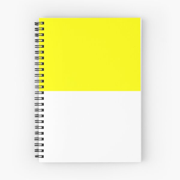Item preview, Horizontal Halves - White and Yellow designed and sold by JustPatterns2.