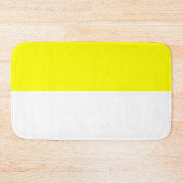 Item preview, Horizontal Halves - White and Yellow designed and sold by JustPatterns2.