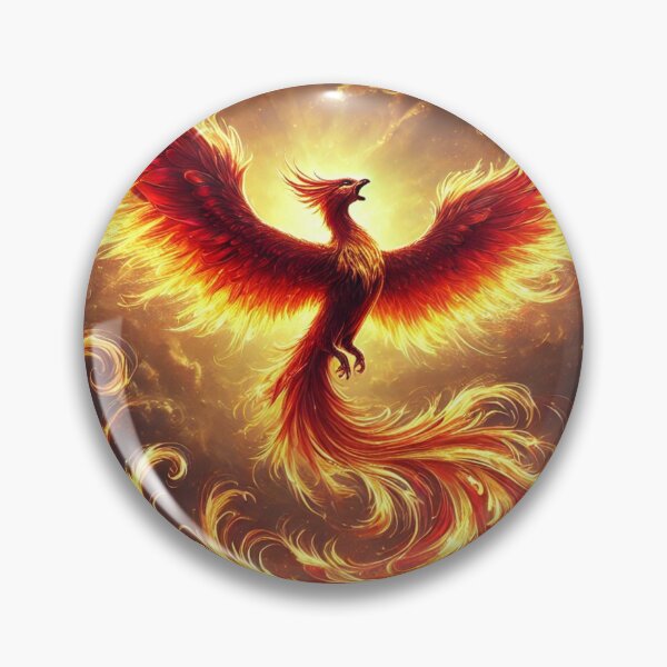 Item preview, The Fiery Rebirth of the Majestic Phoenix designed and sold by aunins7.