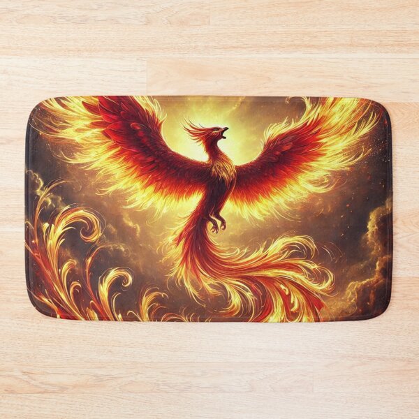 Item preview, The Fiery Rebirth of the Majestic Phoenix designed and sold by aunins7.