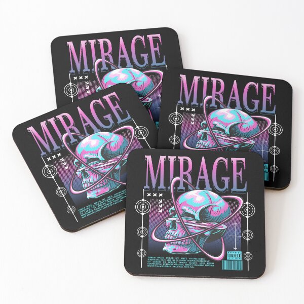 Item preview, Mirage Skull Design T-shirt designed and sold by Nick Studio.