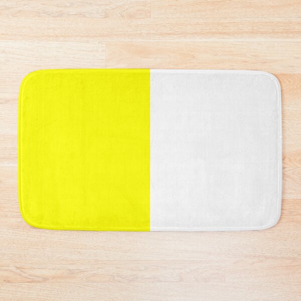 Item preview, Vertical Halves - White and Yellow designed and sold by JustPatterns2.