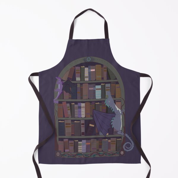 Item preview, Purple Dragons on a Bookshelf designed and sold by MissBennett.