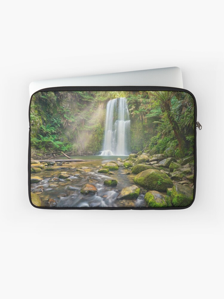 Thumbnail 1 of 2, Laptop Sleeve, Beauchamp Falls, Otway National Park, Victoria, Australia designed and sold by Chockstone.