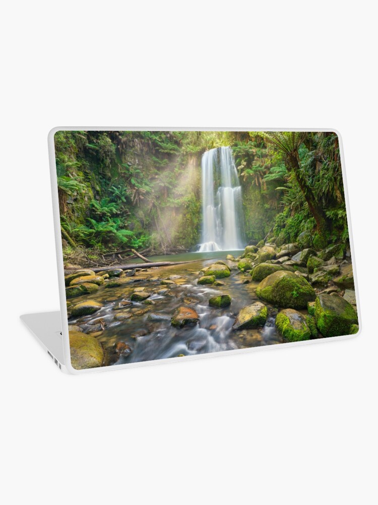 Thumbnail 1 of 2, Laptop Skin, Beauchamp Falls, Otway National Park, Victoria, Australia designed and sold by Chockstone.