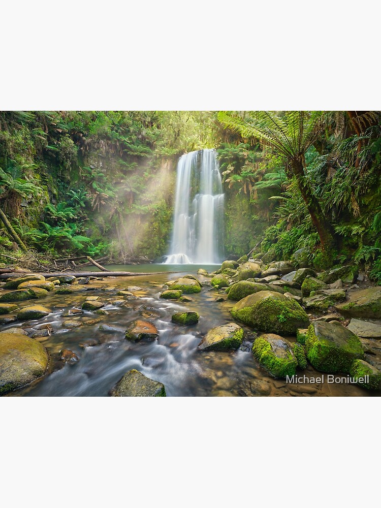 Thumbnail 3 of 3, Canvas Print, Beauchamp Falls, Otway National Park, Victoria, Australia designed and sold by Chockstone.