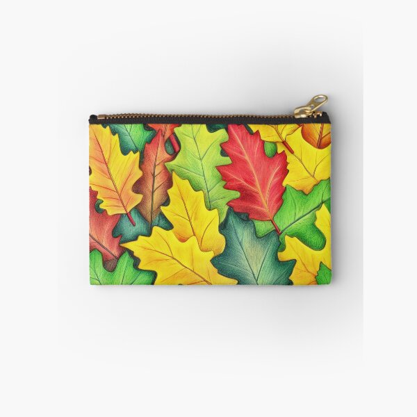 Item preview, Pattern with Colorful Oak Leaves, Capturing the Essence of Nature's Seasons.  designed and sold by twisted-dot.