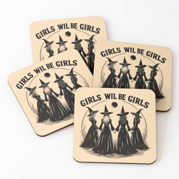 Item preview, Girls Will Be Girls Witch, Funny Witch, Halloween Witchy Vibes Horror designed and sold by svarupa.