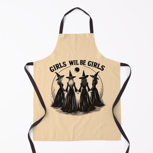 Item preview, Girls Will Be Girls Witch, Funny Witch, Halloween Witchy Vibes Horror designed and sold by svarupa.