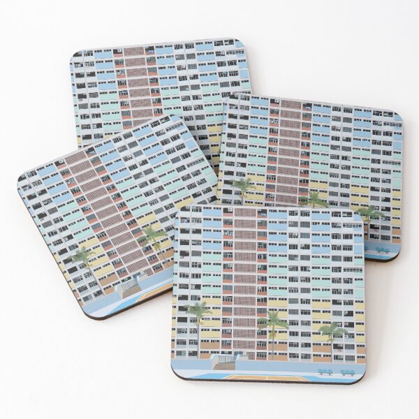 Item preview, Choi Hung Building designed and sold by SunkissedBlue.