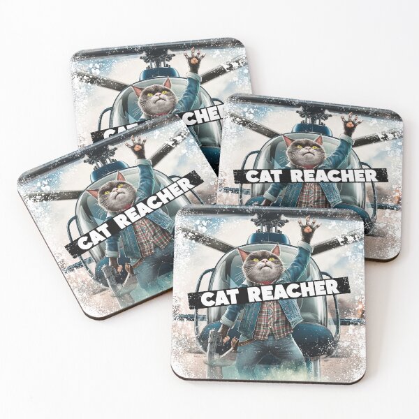 Item preview, Cat Reacher, one mean hombre designed and sold by Glamalt.