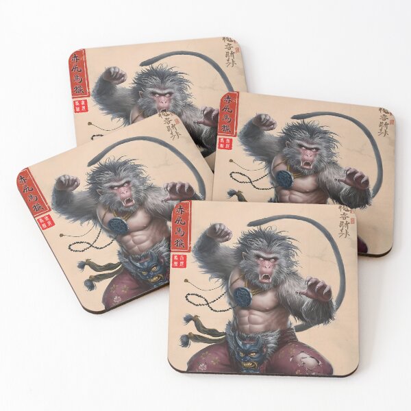 Item preview, Black Myth WuKong Bosses  Macaque Chief (赤尻马猴) Alt designed and sold by LanzsStickAlot.