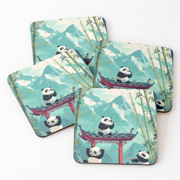 Item preview, Kawaii Panda Martial Arts designed and sold by cute-animals99.