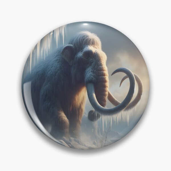 Item preview, Frozen Mammoth in Icy Cavern designed and sold by CitrineLinker.