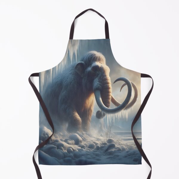 Item preview, Frozen Mammoth in Icy Cavern designed and sold by CitrineLinker.