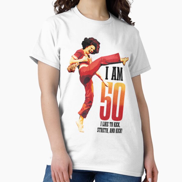 Item preview, sally o'malley I'm 50 i like to kick, streth, and kick designed and sold by NawarTreasures.
