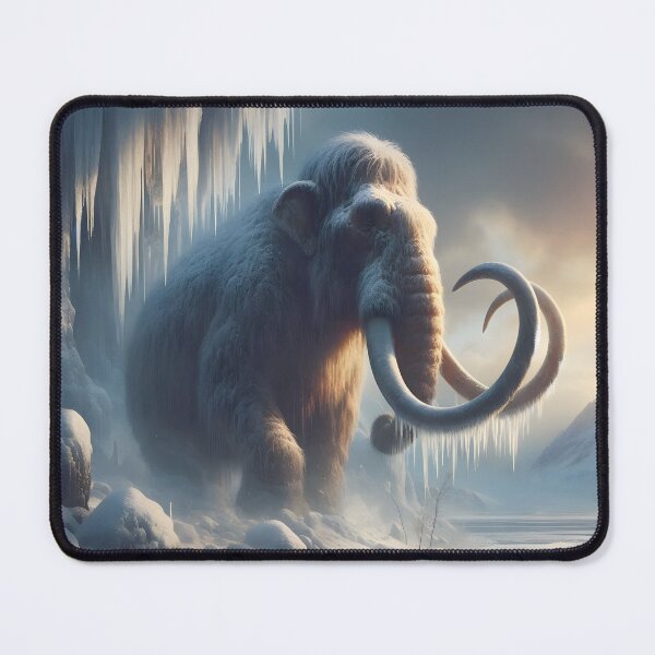 Item preview, Frozen Mammoth in Icy Cavern designed and sold by CitrineLinker.