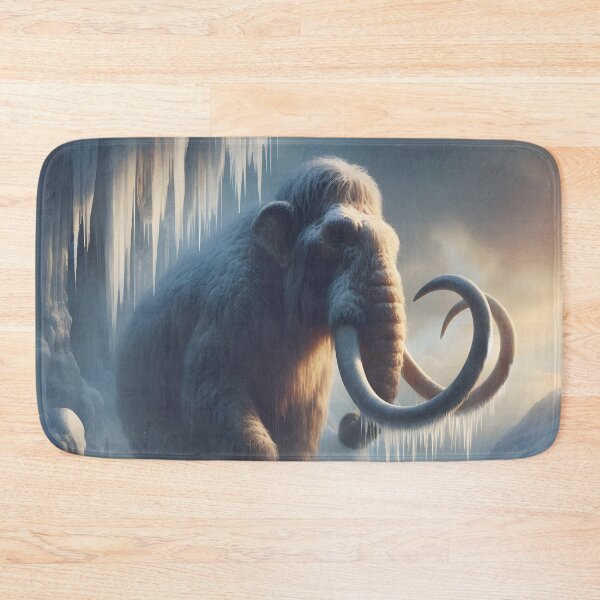 Item preview, Frozen Mammoth in Icy Cavern designed and sold by CitrineLinker.