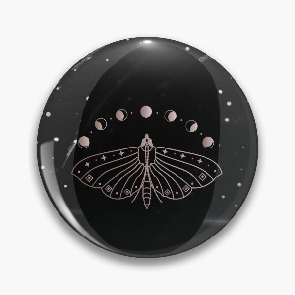 Item preview, Moon Phase Lunar Moth designed and sold by WildWoodlandWitch.