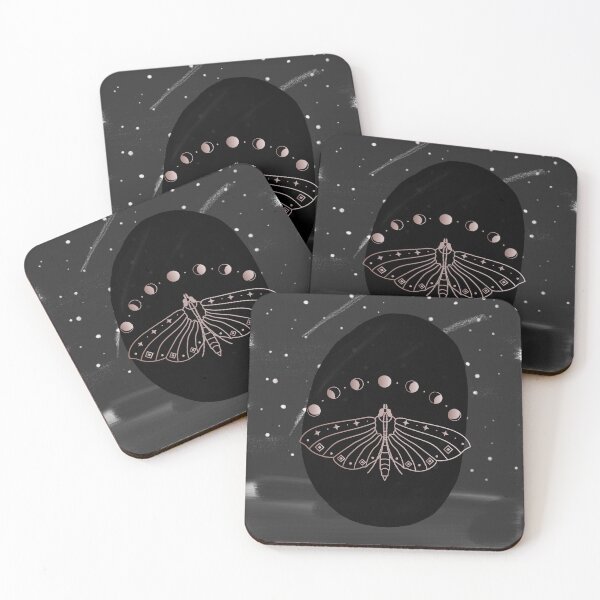 Item preview, Moon Phase Lunar Moth designed and sold by WildWoodlandWitch.