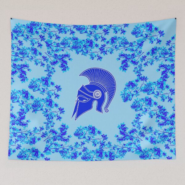 Item preview, Copy of Spartan fearless honorable blue designed and sold by SueKnox.