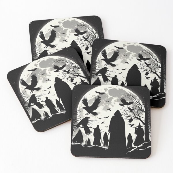 Item preview, A Midnight March A Shadowy Gathering Under the Moon designed and sold by TeslaSt0re.