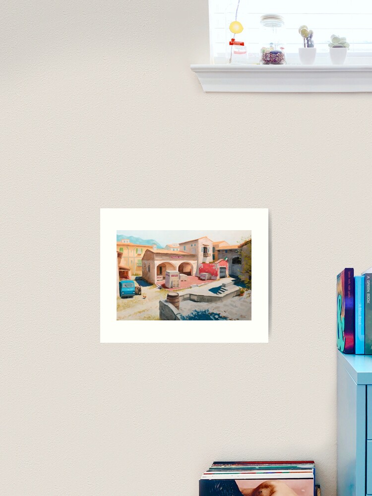 Thumbnail 2 of 3, Art Print, Counter Strike 2, Inferno - A Site designed and sold by shreyasfineart.