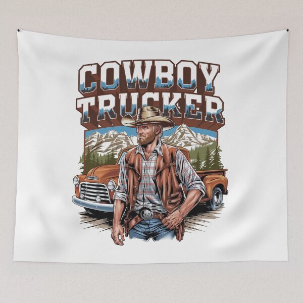 Item preview, Cowboy trucker - Traditional cowboy - Cowboy spirit designed and sold by JansenGS.