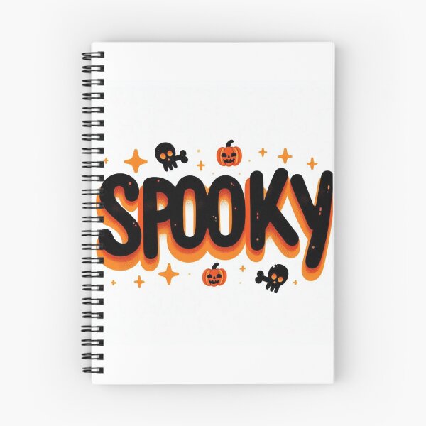 Item preview, Spooky Halloween Orange & Black designed and sold by MoonlitBay.