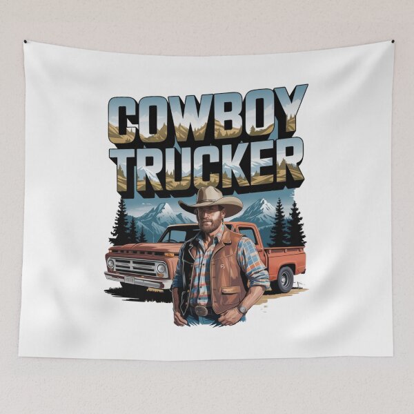 Item preview, Cowboy trucker - Traditional cowboy - Cowboy spirit designed and sold by JansenGS.