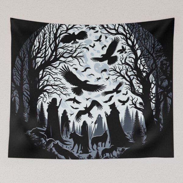 Item preview, A Shadowy Gathering Under the Moon designed and sold by TeslaSt0re.