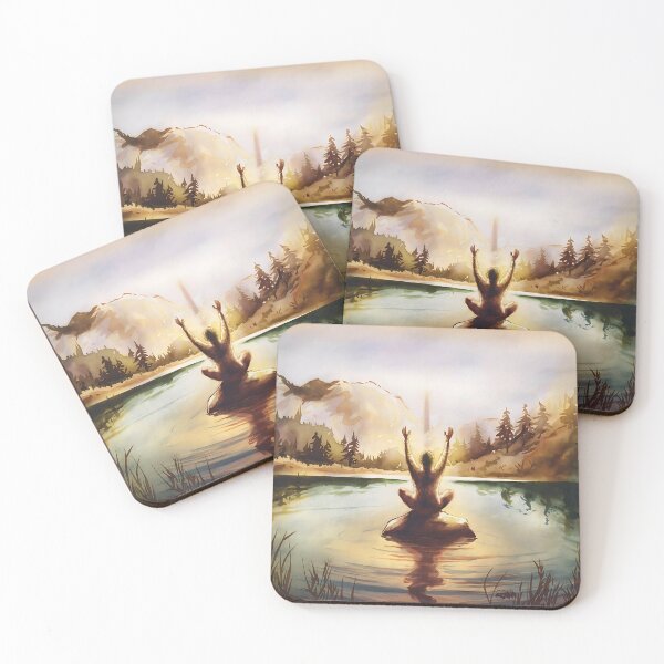 Item preview, Watercolor Spiritual Artwork designed and sold by Tamas Das.