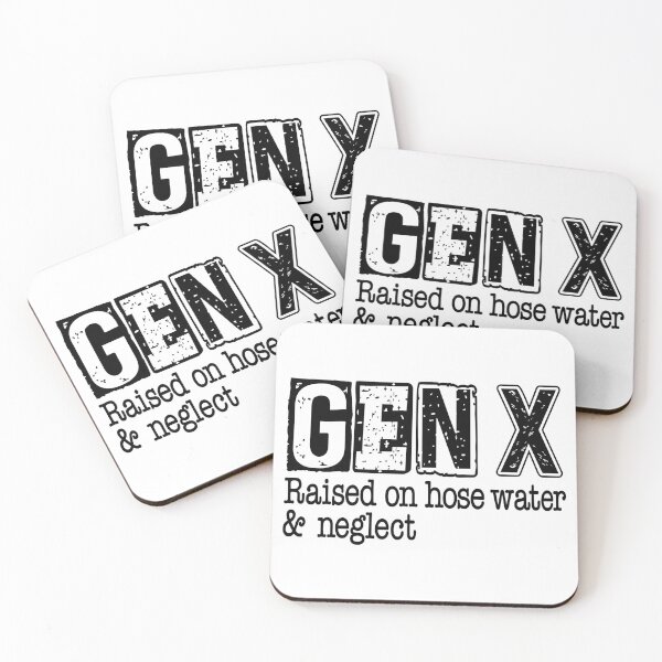Item preview, Gen X - Raised on Hose Water and Neglect (Black) designed and sold by Okinawa by Design.