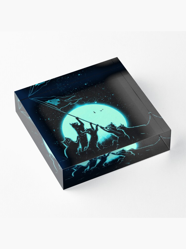 Alternate view of Freedom Cats Acrylic Block