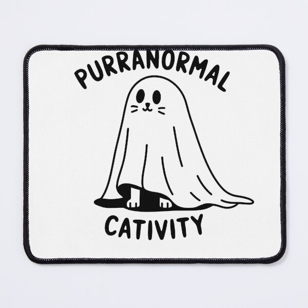 Item preview, Purranormal cativity halloween cat Sticker designed and sold by NextDoorShoop.