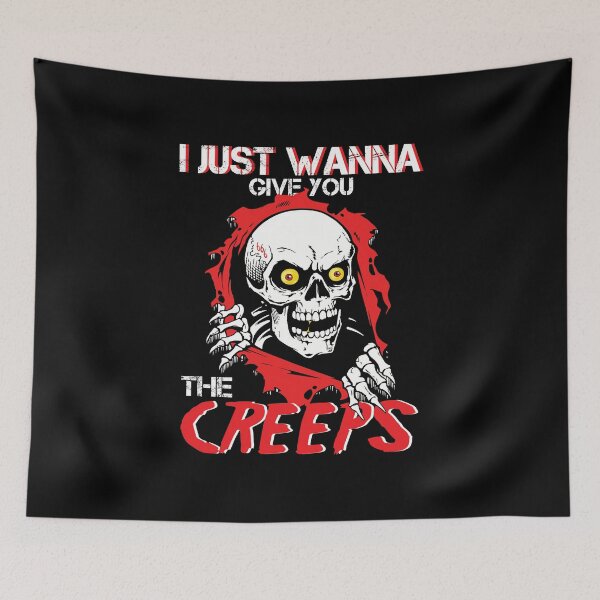 Item preview, I Just Wanna Give You Creeps, Halloween Ghost Sweatshirt, Cute Halloween T-Shirt, Spooky Season Shirt, Trick or Treat Shirt, Fall Pumpkin Tee designed and sold by QUILLandTEE.
