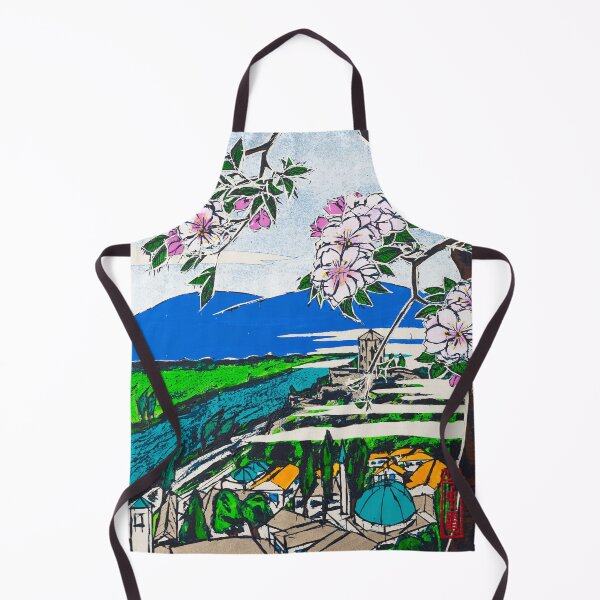 Item preview, Hiroshige-e: Citadel and Počitelj on Neretva River from One Hundred Famous Stops on Your Way to Seaside designed and sold by muhaonline.