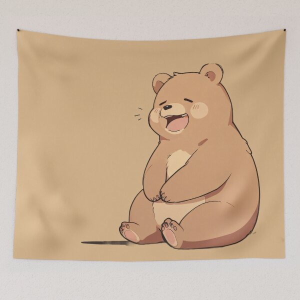 Item preview, Cute bear, Brown bear designed and sold by KiraChie.