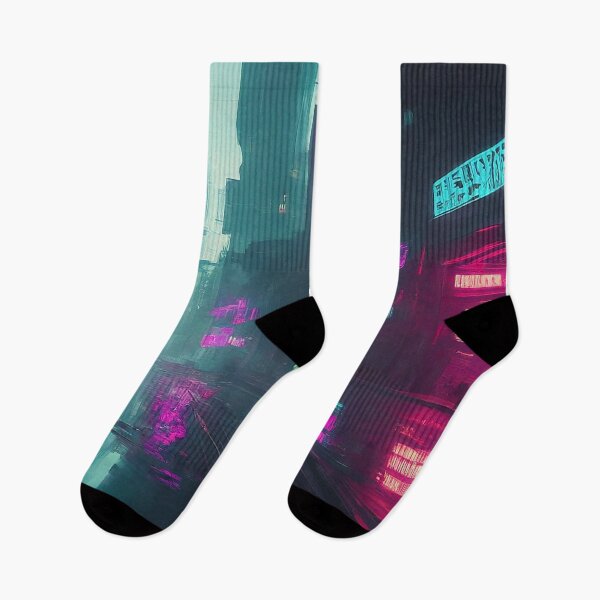 Item preview, Cybercity desolate street designed and sold by GabrielWest.