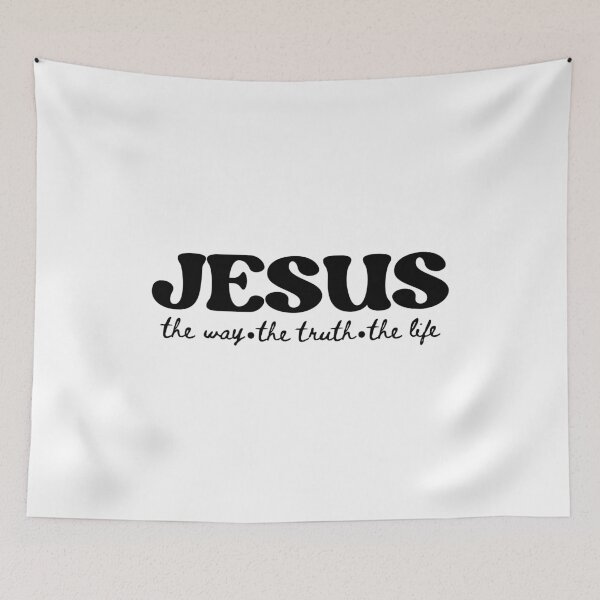 Item preview, Jesus The Way The Truth The Life,Christian Men's Design, Bible Verse Quotes,Christian Women designed and sold by mattlee20.