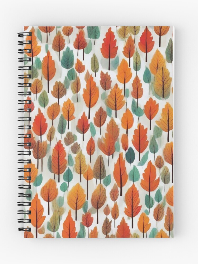 Thumbnail 1 of 3, Journal, Autumn pattern  designed and sold by Fil4.