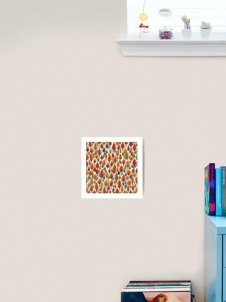 Thumbnail 2 of 3, Art Print, Autumn pattern  designed and sold by Fil4.