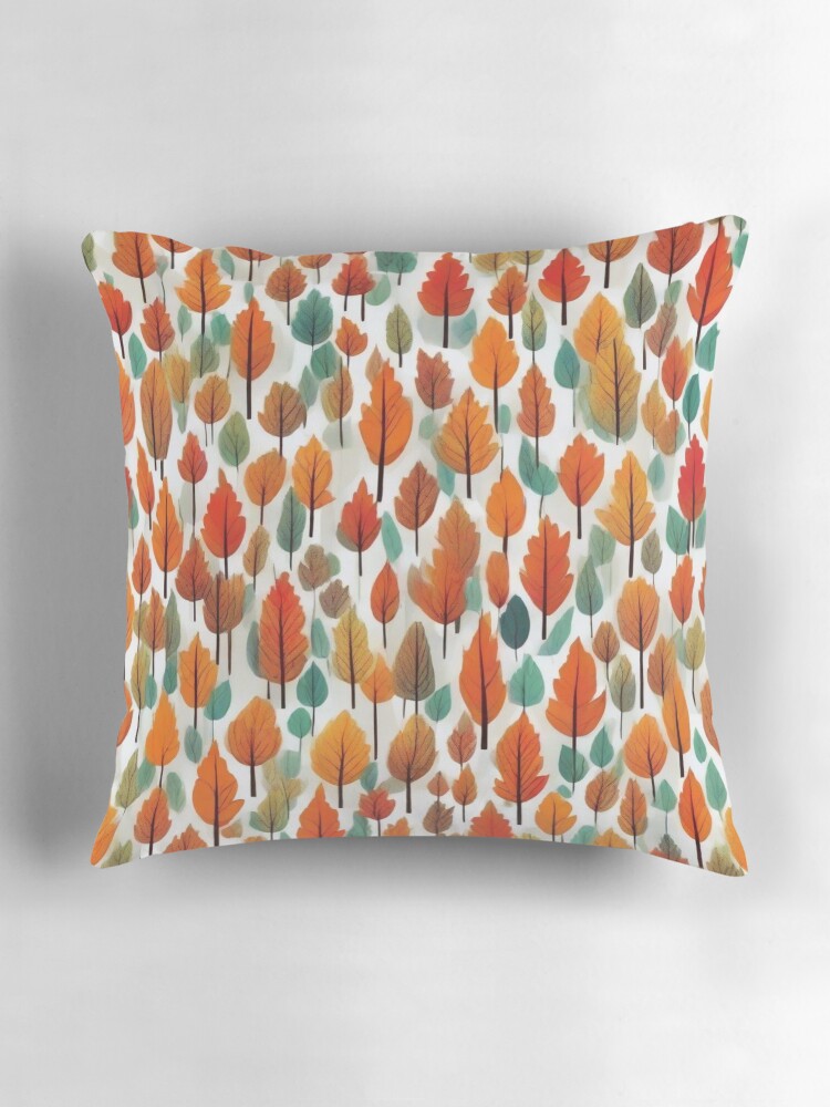 Thumbnail 3 of 4, Pillow, Autumn pattern designed and sold by Fil4.