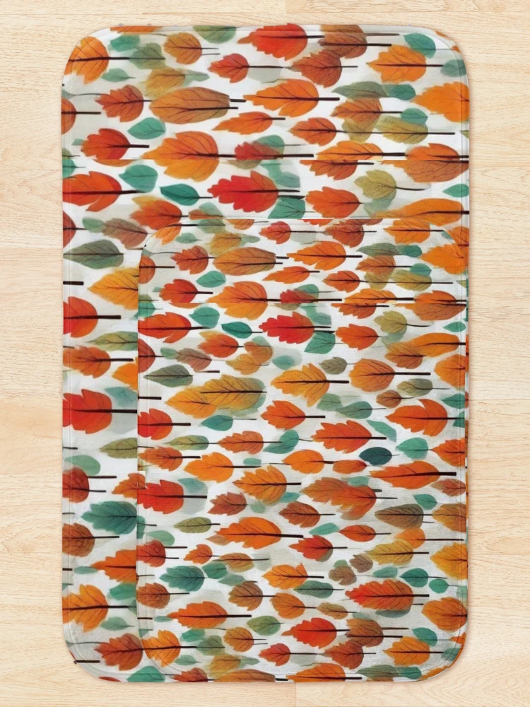 Thumbnail 5 of 6, Bath Mat, Autumn pattern designed and sold by Fil4.