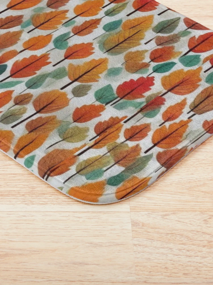 Thumbnail 3 of 6, Bath Mat, Autumn pattern designed and sold by Fil4.